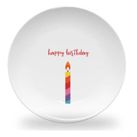 plate - my design - birthday candles