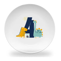 plate - my design - Birthday Numbers Boy - Dino
