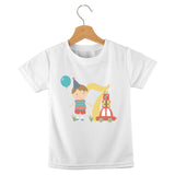 short sleeve t-shirt birthday boy numbers