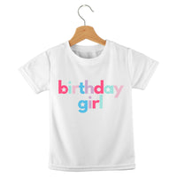 short sleeve t-shirt birthday girl