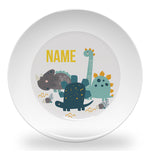 plate - my design - dino friends