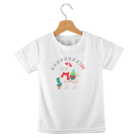 short sleeve t-shirt Fa La La La LLama