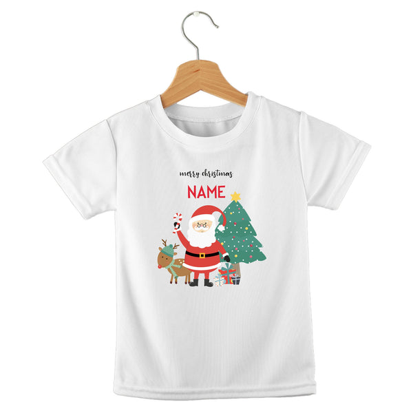 short sleeve t-shirt christmas santa