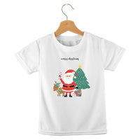 short sleeve t-shirt christmas santa