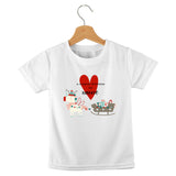 short sleeve t-shirt magical christmas