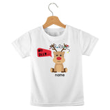 short sleeve t-shirt christmas oh deer