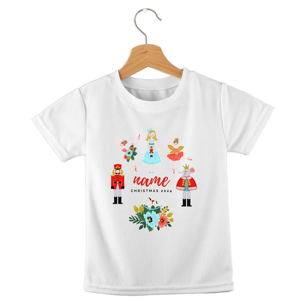 short sleeve t-shirt christmas nutcracker 2024